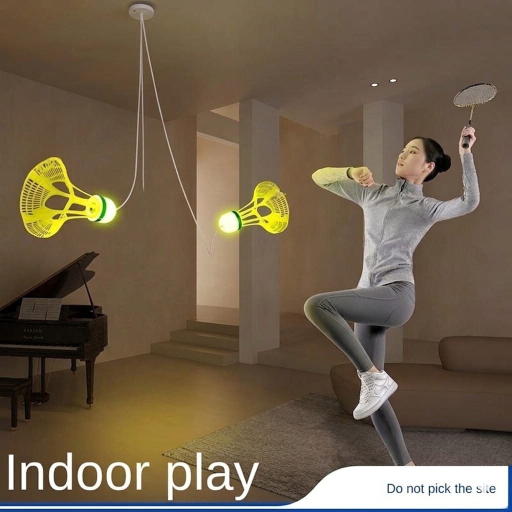 LED Badminton Training Kit (2 PCS) – Solo Rebound Trainer
