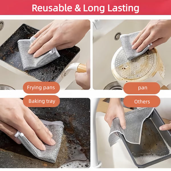 Multipurpose Miracle Cleaning Cloths (PACK OF 10)