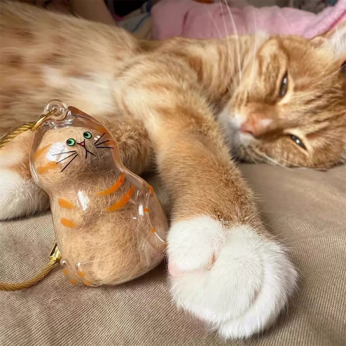 Pet Hair Collection Keychain