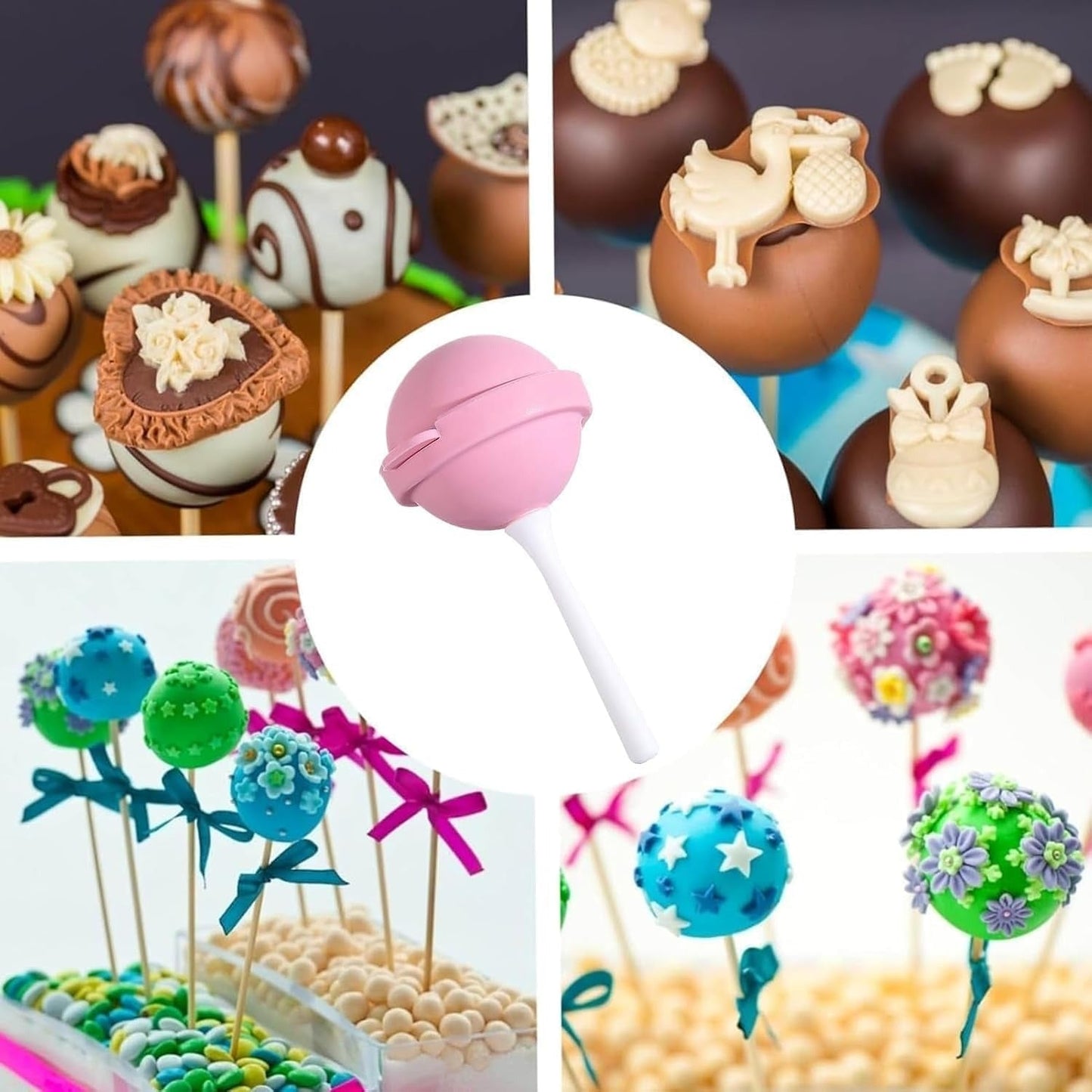 Homemade Reusable Lollipop Ice Cream Mold with Sticks – DIY Popsicle Maker