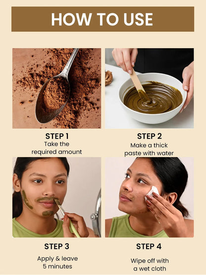 Turmeric Facial Wax - 5 Minutes Painless Herbal Wax Powder