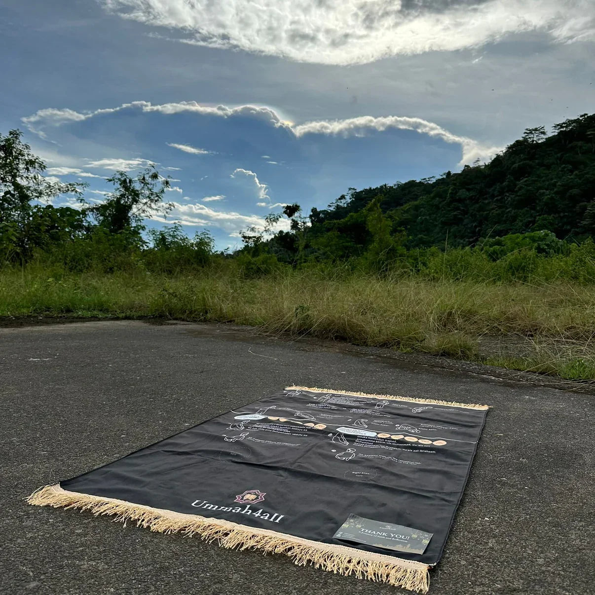 Step By Step - Visual Padded Prayer Mat for Learning Salah