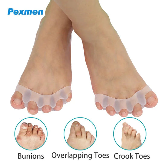 Soft Silicone Toe Spacer & Foot Corrector