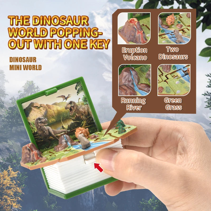 Dinosaur 3D Pop-Up Keychain