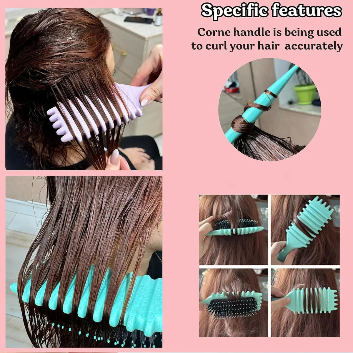 Detangling Hair Styling Brush Curl
