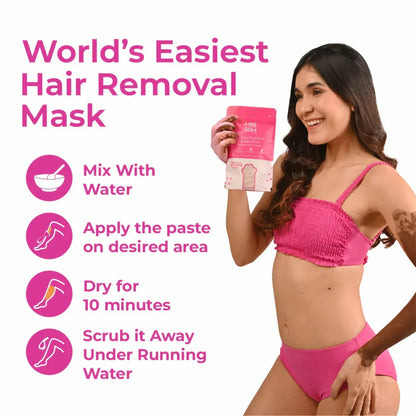 MEOW 10 MIN BODY HAIR REMOVAL WAX POWDER - BUY 1 GET 1 FREE