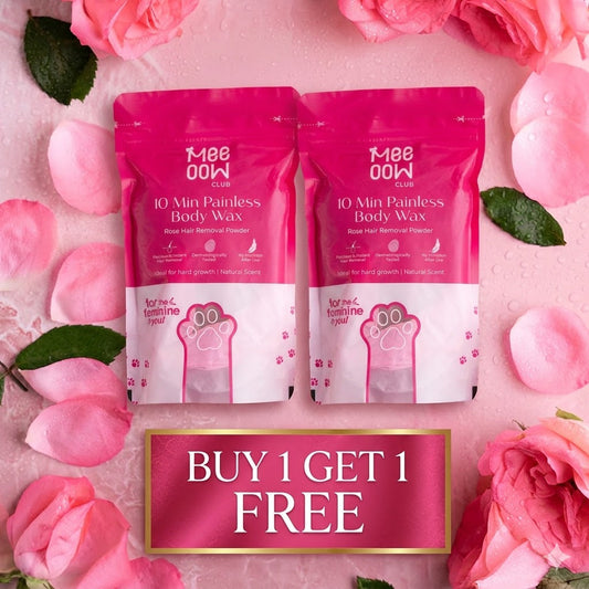 MEOW 10 MIN BODY HAIR REMOVAL WAX POWDER - BUY 1 GET 1 FREE