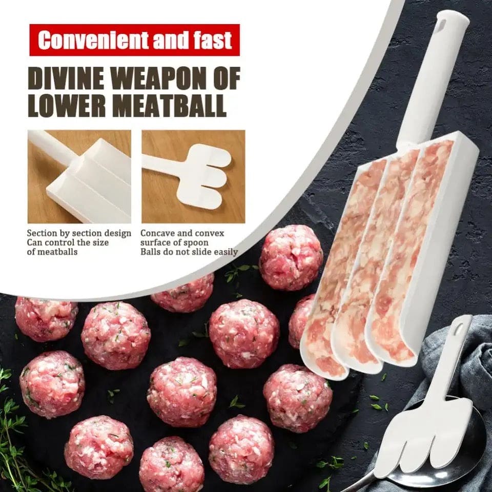 Triple Fritter Ball Maker With Spoon