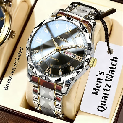 Men’s Stainless Steel Quartz Watch