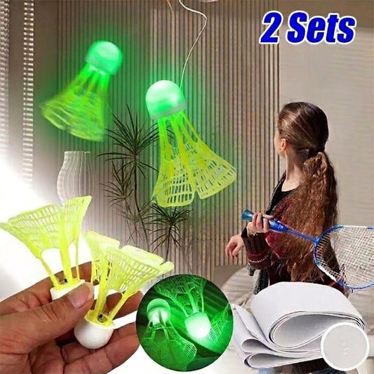 LED Badminton Training Kit (2 PCS) – Solo Rebound Trainer