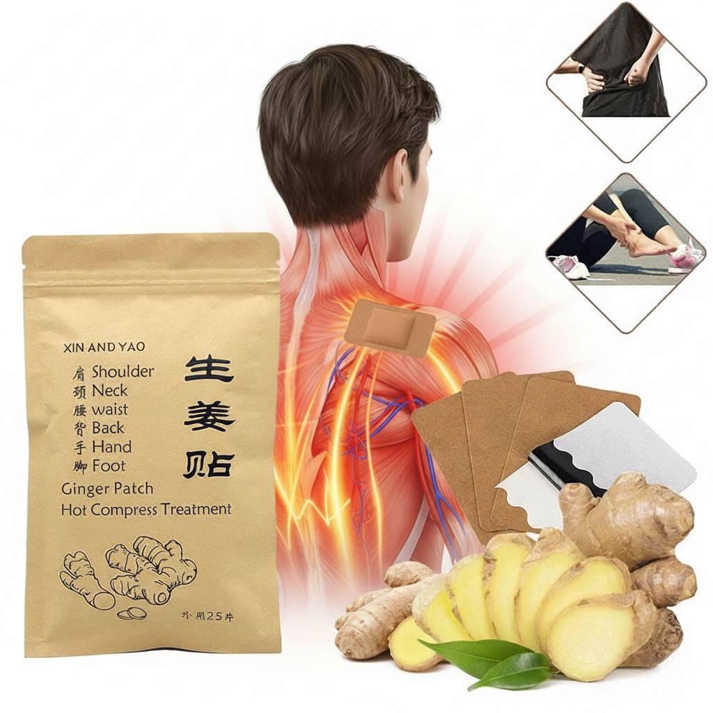 Self Heating Ginger Dard Free Patch
