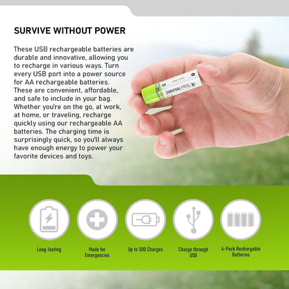 USB Rechargeable Batteries