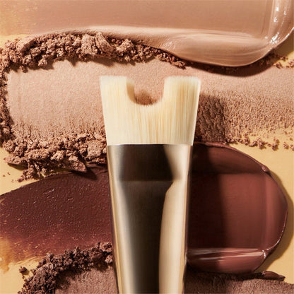 2-in-1 Makeup U-Shaped Brush for Nose Contouring