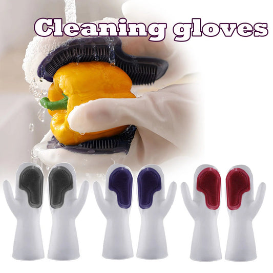 Magic Silicone Dishwashing Gloves 🧼