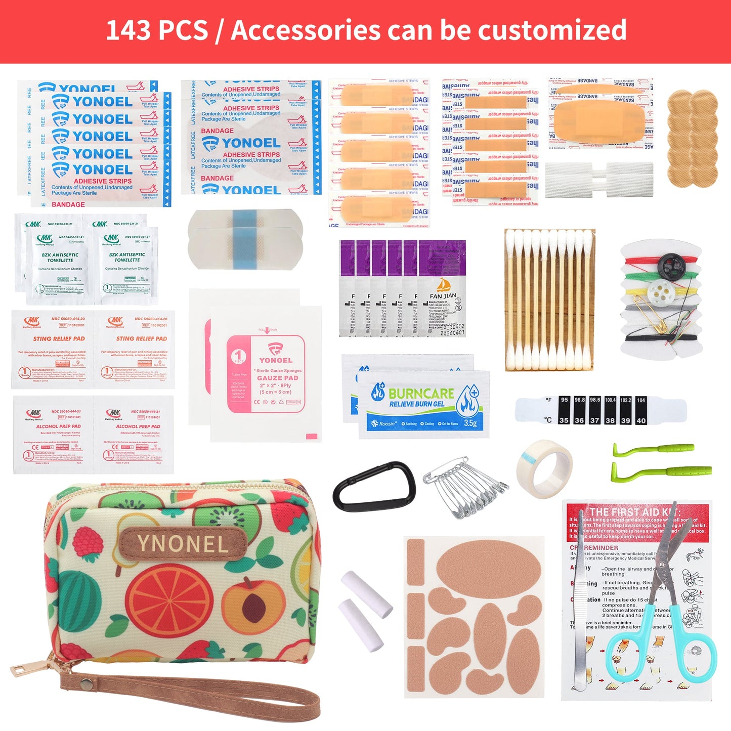 Cute Mini Portable First Aid Kit Bag