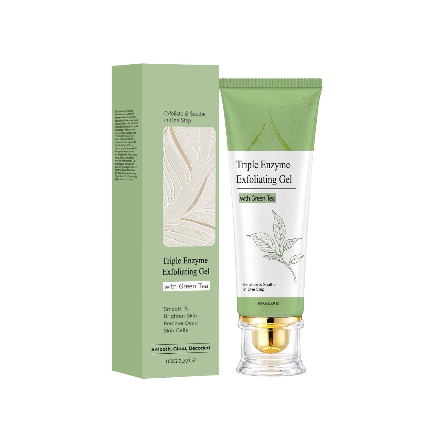 Green Tea Exfoliating Facial Gel Gentle Cleanser