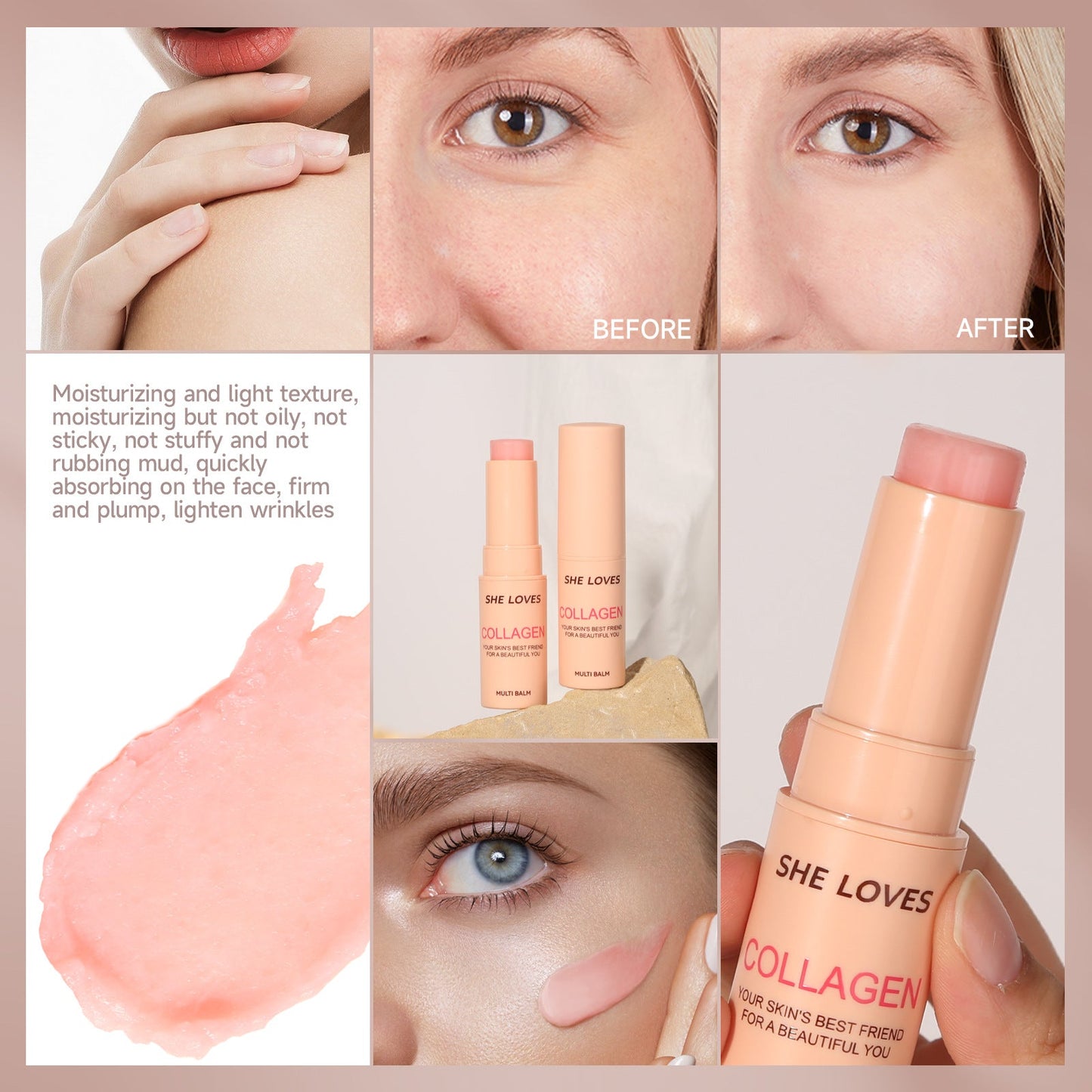 Collagen Moisturizing Essence Balm Stick
