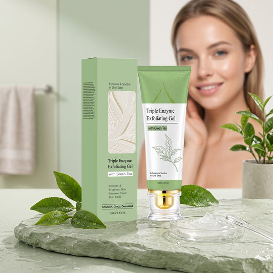 Green Tea Exfoliating Facial Gel Gentle Cleanser