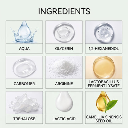 Green Tea Exfoliating Facial Gel Gentle Cleanser