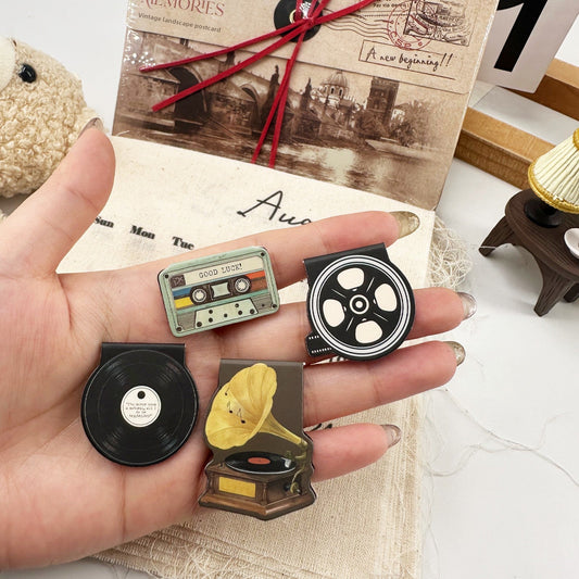 Retro Magnetic Bookmarks