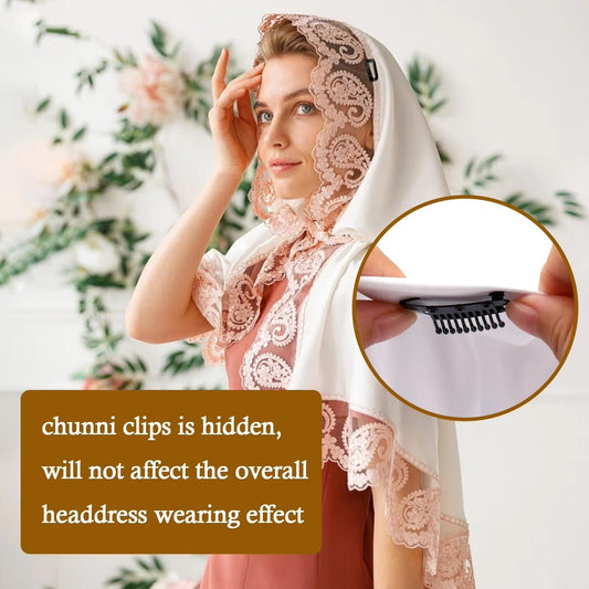 Elegant Dupatta Clips & Hijab Pins – Secure & Stylish Hijab Accessory
