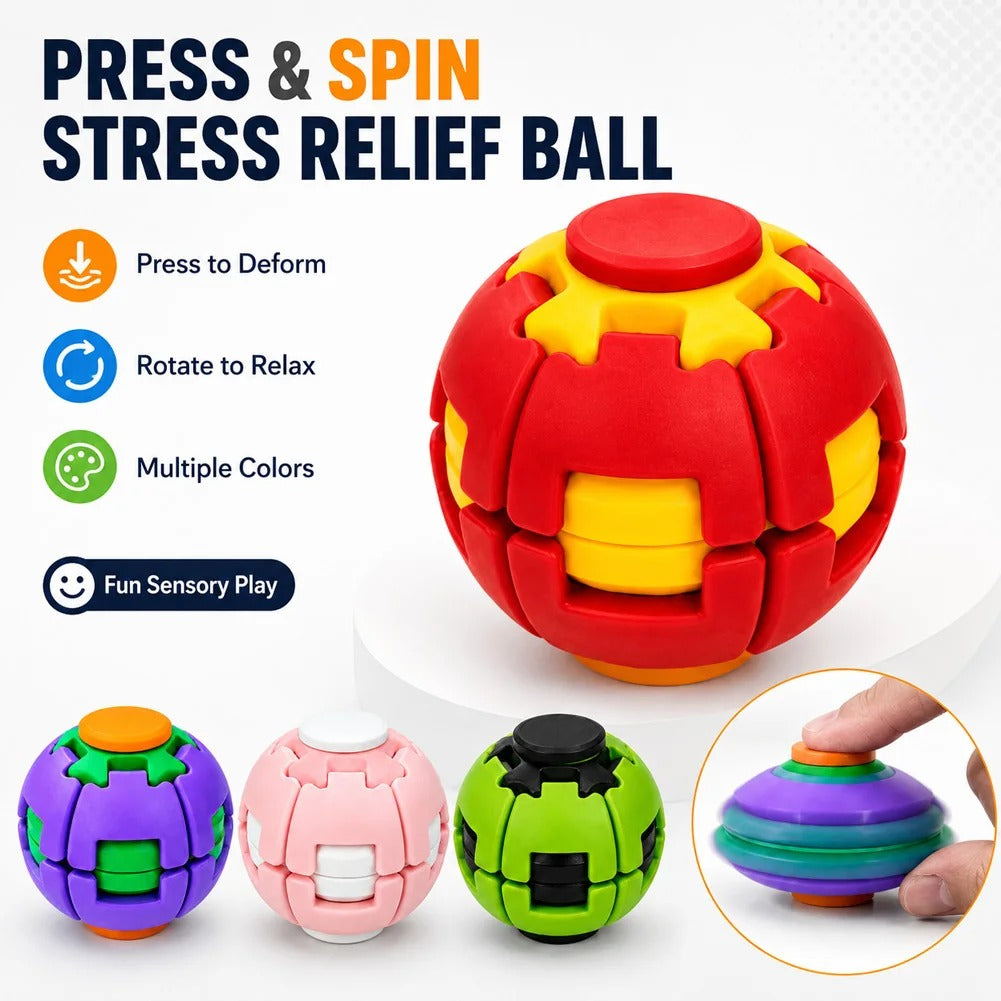Press Spin Decompression Ball