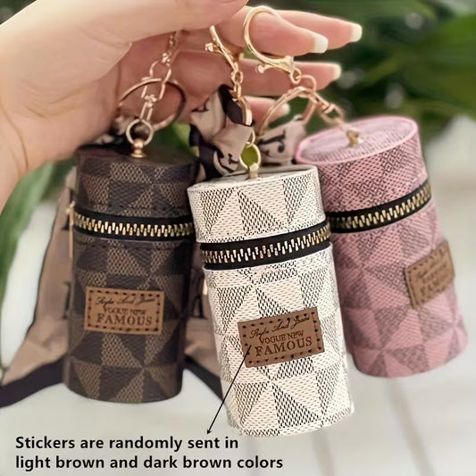 Mini Bucket Keychain Pouch – Stylish Coin & Accessory Holder