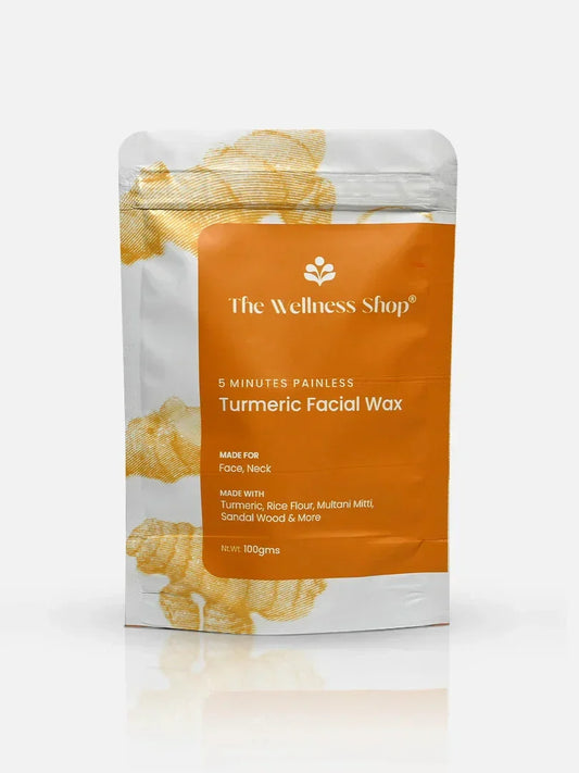 Turmeric Facial Wax - 5 Minutes Painless Herbal Wax Powder