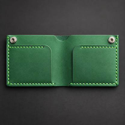 Sage Fold Green Slim Wallet