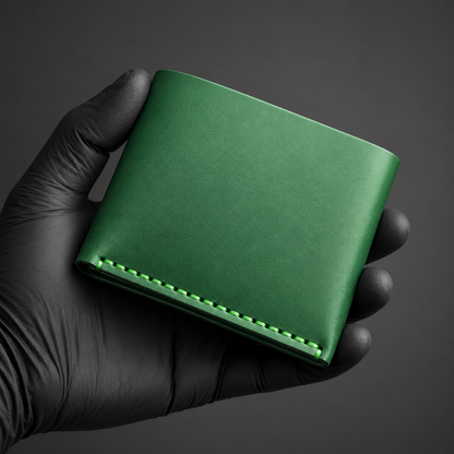 Sage Fold Green Slim Wallet
