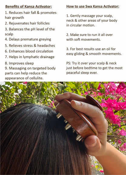 Kansa Activator for scalp & body