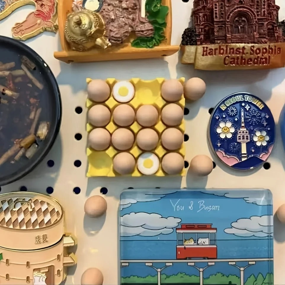 Egg Fridge Magnet Decoration (SET)